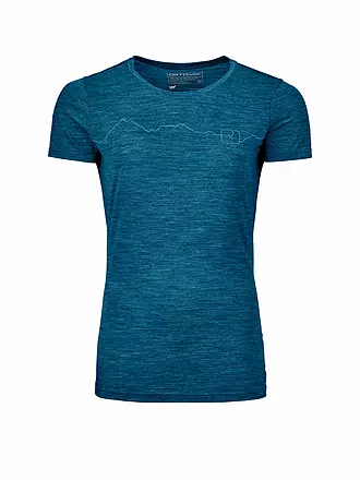 ORTOVOX | T-shirt fonctionnel femme Mountain 150 Cool | petrol